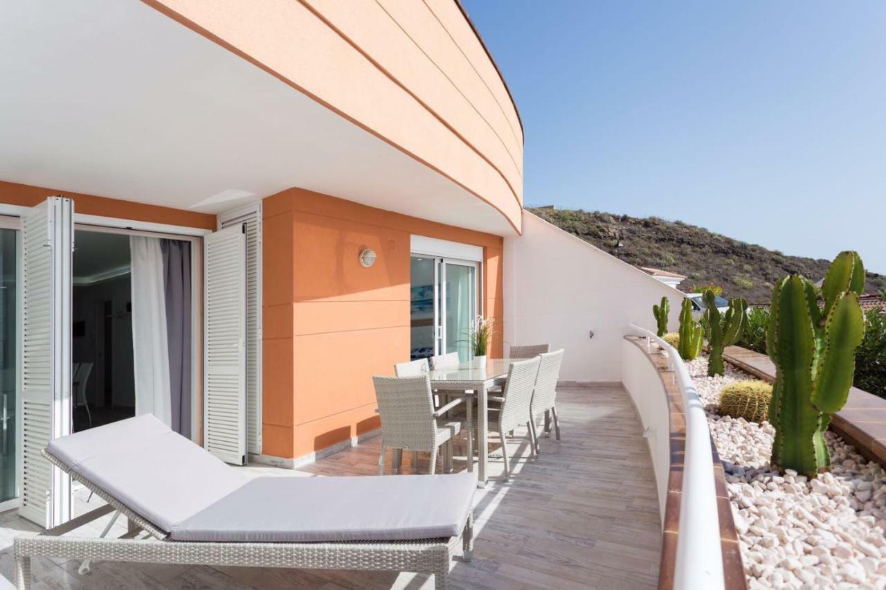 1713 Sunset Ocean View, Terrace,Heated Pool Leilighet Costa Adeje  Eksteriør bilde