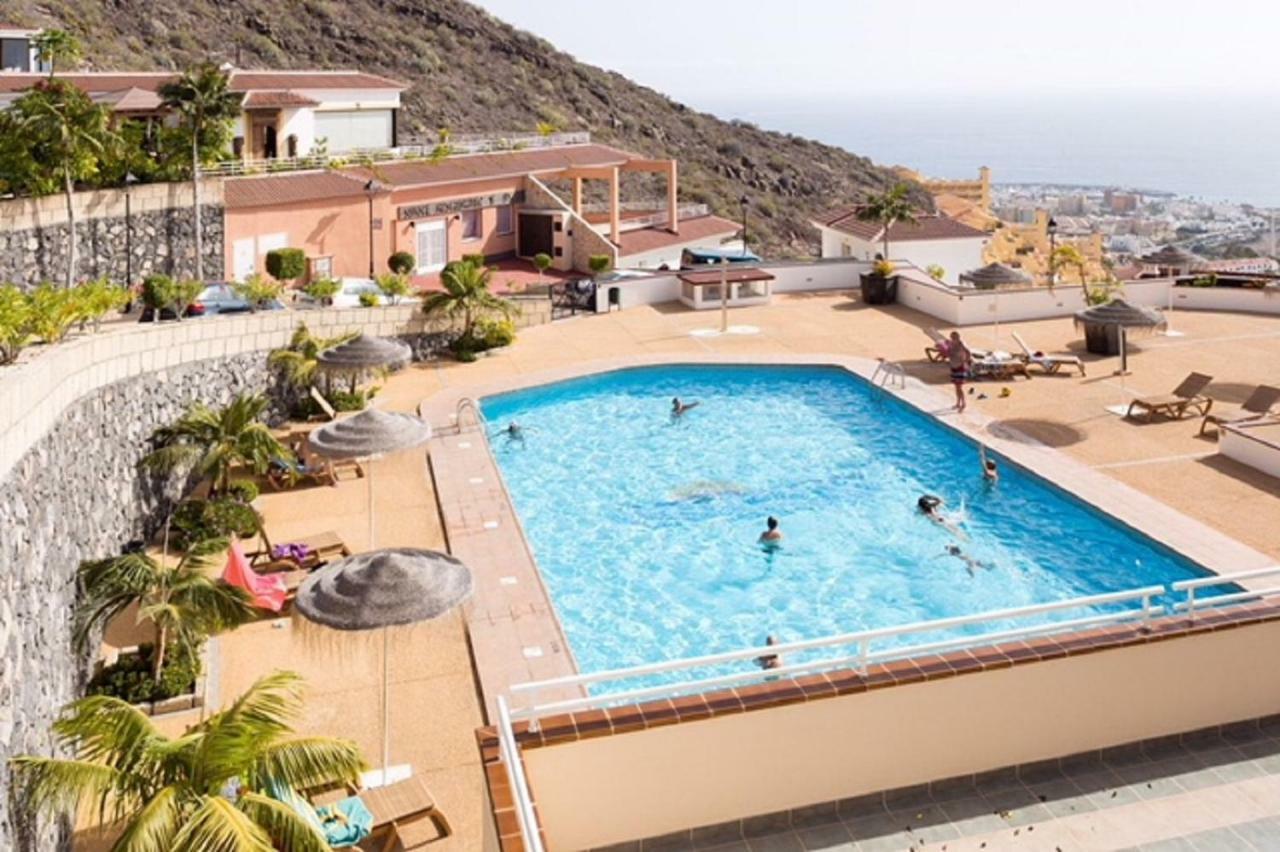 1713 Sunset Ocean View, Terrace,Heated Pool Leilighet Costa Adeje  Eksteriør bilde